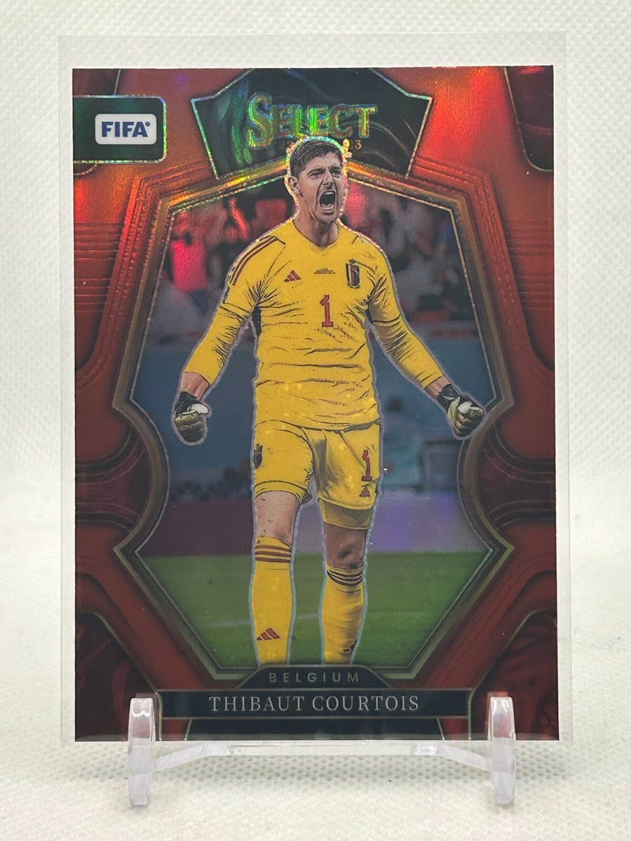 2022-23 Panini Select FIFA Thibaut Courtois Red SP Mezzanine 