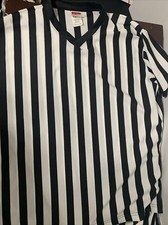 Rawlings Mens Referee Umpire Jersey Shirt Size 2XL Black White