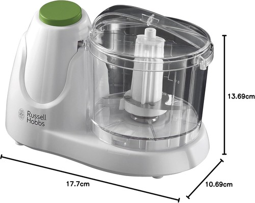 Russell Hobbs Food Collection Electric Mini Chopper Dice Purees Fruit 500ml Bowl - Picture 5 of 5