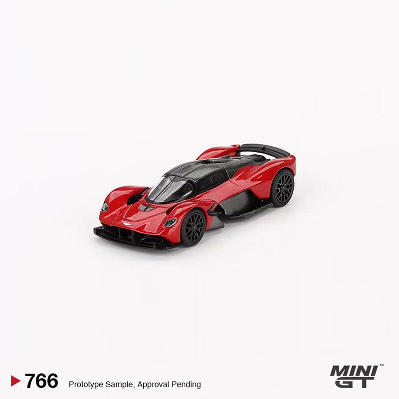 MINIGT 1:64 Model Car Aston Martin Sport Metal Vehicle Collection Gifts Red #766