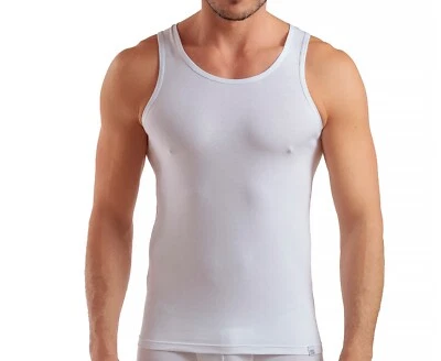 3 canotte uomo spalla larga in cotone pettinato ENRICO COVERI art. ET1102