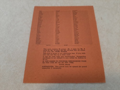 1948 Telechron Jewel Radio Clock Lucky Contest Card To Win & Crosby Mailer L4 - Picture 5 of 7