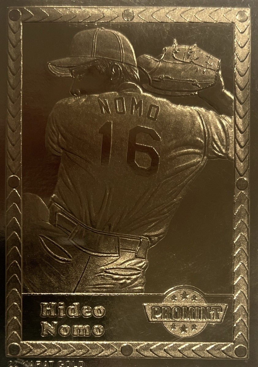 1995 Promint 22 Karat Gold Hideo Nomo Rookie Card #19 3159/50000