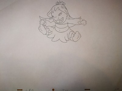 Walt Disney TV Animation Kunst Cel Produktion Zeichnung Lilo & Stitch Lilo Surf #119