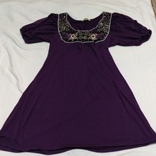 Gemstone Purple Sweater Dress Size Large