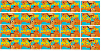20x Pick Up Salted Caramel,Milchschokolade Tafel mit Karamell im Doppelkeks 128g