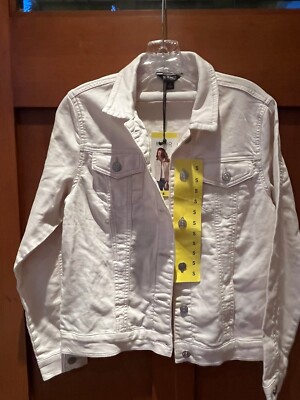 Buffalo by David Bitton Denim Knit Jean Jacket Pink Women's Size Small NWT 