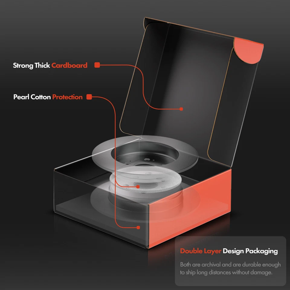 Задние дисковые тормоза левый и правый для Dodge Dakota 2003 2004 V6 3,7/3,9 л V8 4,7/5,9 л - Изображение 4 из 4