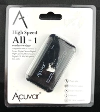 Memory Card Reader Writer Acuvar High Speed All-in-1 NEW