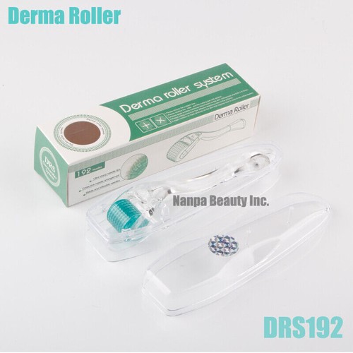 Rodillo Derma 192 pines titanio 0,2 mm-3 mm para el crecimiento del cabello piel antiarrugas acné - Imagen 6 de 12
