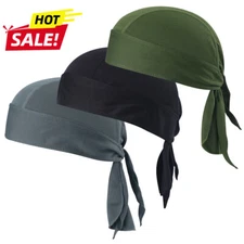 Summer Skull Cap Helmet Liner Dew Rag Hat Breathable Beanie Cap for Men Women