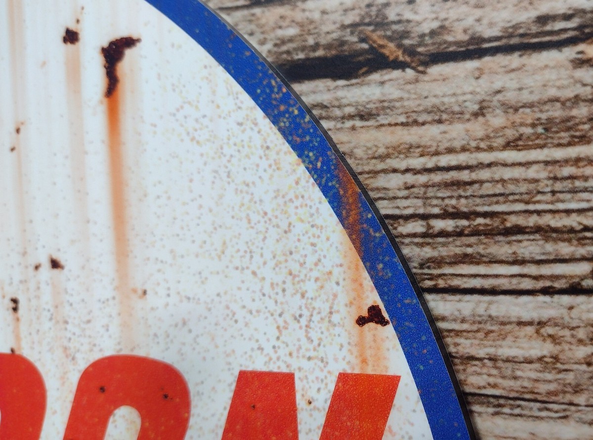 Vintage Reproduction Chevron Gasoline sign | eBay