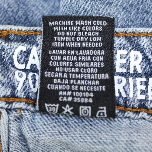 S.O.N.G. Carpenter Jeans Button fly 90's Boyfriend light wash size 9/29(NWT) - Picture 8 of 14
