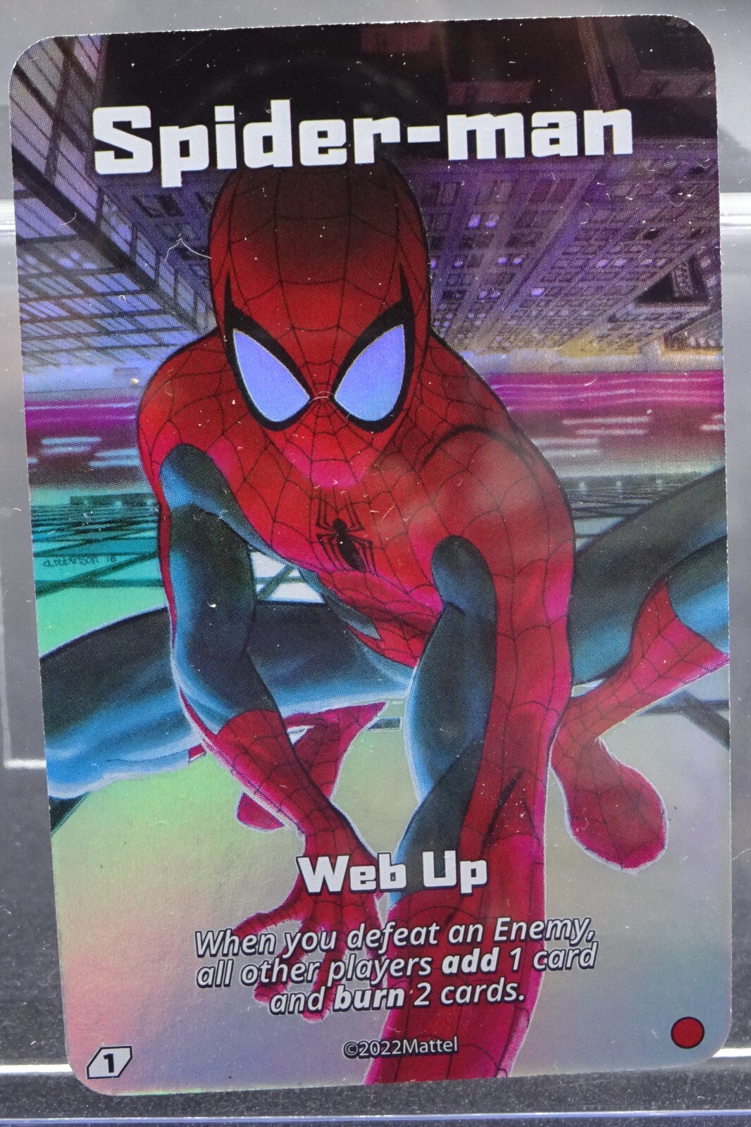 Spider Man Holographic Card