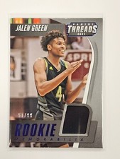 2021 Panini Chronicles Draft Picks Threads Rookie #51/99 Jalen Green RC