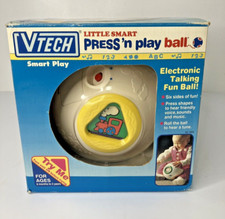 Vintage VTech Press'n Play Smart Play Little Smart Ball 1992 NOS Sealed Box