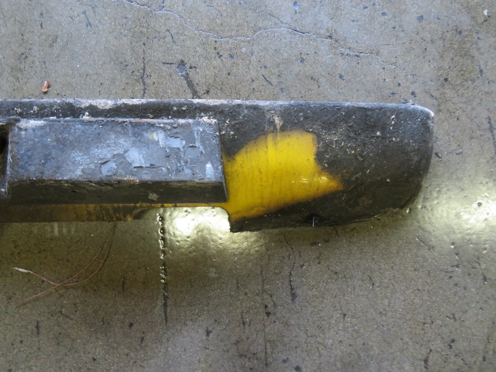 Ferrari Testarossa, Rear Bumper, Burn Damage, Used, P/N  61532200