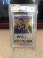 2017-18 NBA Hoops Lonzo Ball Rookie Auto Autograph BGS 9/10 Auto (🔥subs)