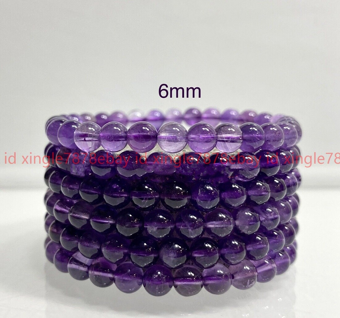 Wholesale Lot 6 Pcs Natural African Bloodstone 6mm 7.5" Crystal - Foto 10