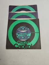 45 RPM 7" RECORD SLEEVES CO. SLEEVE 3 PACK SEE PHOTOS - Capitol SLV133