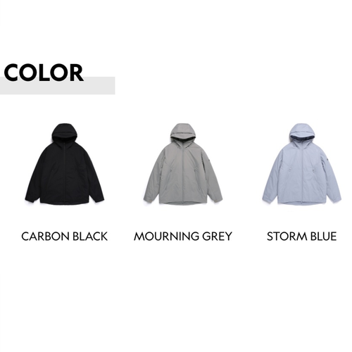 National Geographic Urban Hoodie Padded JACKET CARBON BLACK ASIAN FIT - Picture 8 of 8