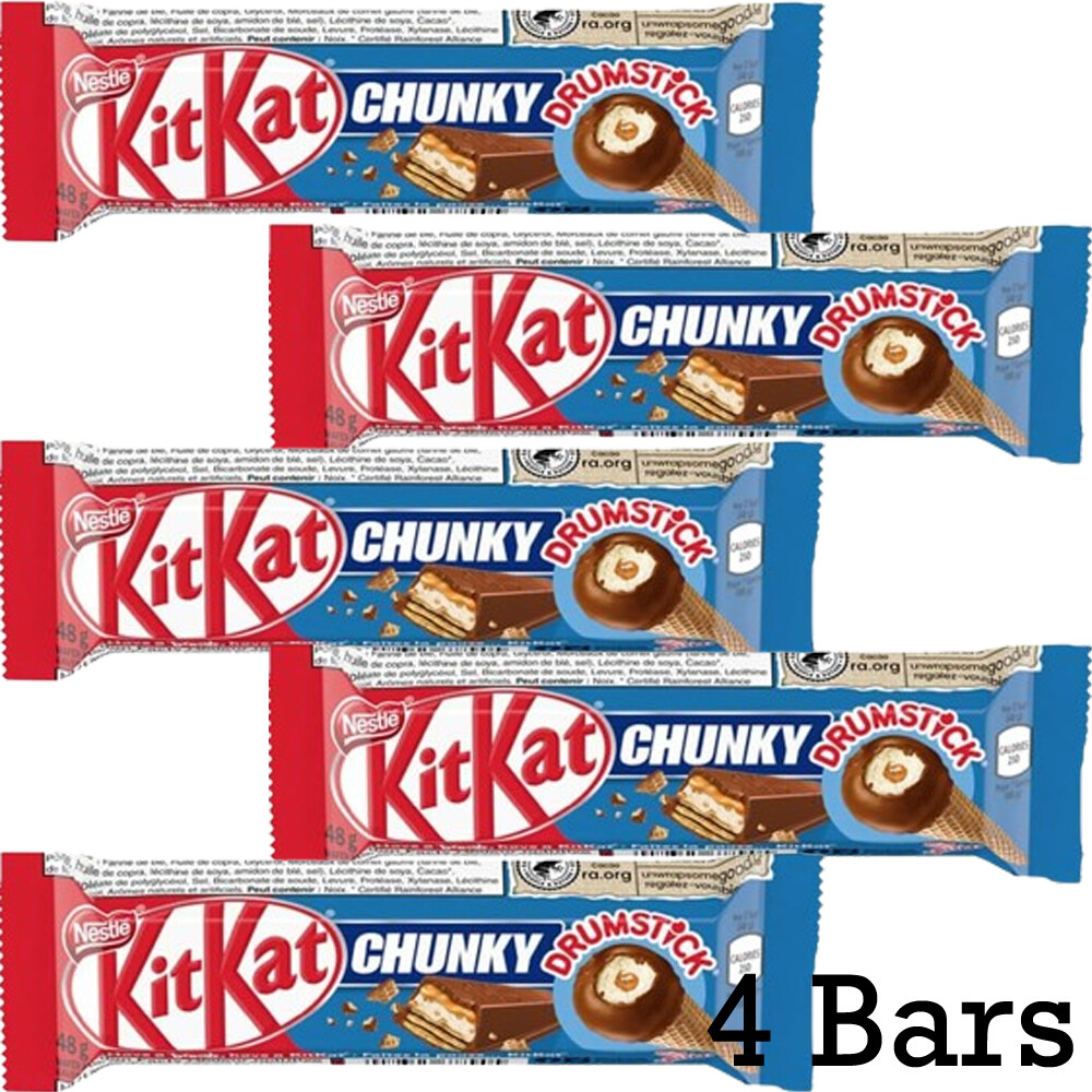 Kit Kat Chunky Drumstick Wafer Bar 48g Full Box eBay