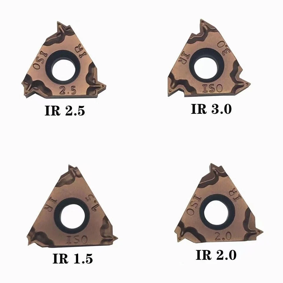 10pcs 16IRM 1.25ISO Internal thread Carbide inserts for Steel, Stainless Steel - Image 4 of 4