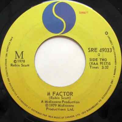 M Pop Muzik / M Factor Vinyl Single 7inch Sire