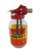 Pistola pulverizadora Ortho spray-ette 4 tarros de vidrio Hays años 60 de colección (4)