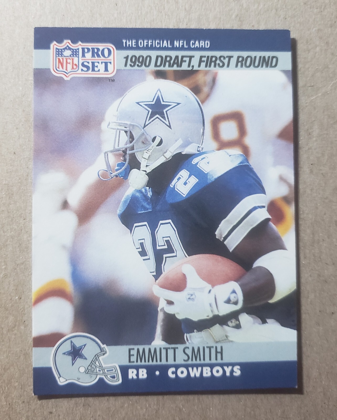 1990 Pro Set Emmitt Smith Rookie #685 Dallas Cowboys RC