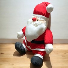 International Silver Co Santa Claus Nylon Plush 15" Christmas Puffalump Style