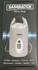 Sasquatch party bag cooler solar usb powered wireless speaker led backpack A0156