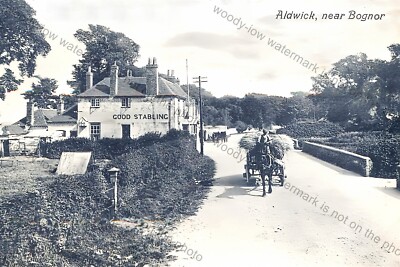 TF0276 - Haycart at Aldwick near Bognor , Sussex - photograph 6''x4''