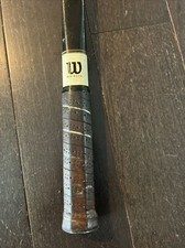 Vintage Wilson Jack Kramer Pro Model Speed Flex Fibre Face Tennis Racquet Black