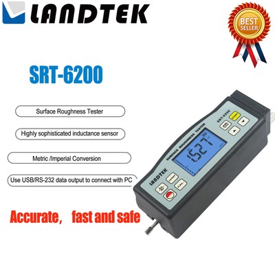 LANDTEK  -6200 Surface Roughness Meter Gauge Tester 0.05~10um Ra 100um Rz   #D2