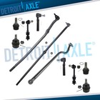 4WD Front Ball Joints Sway Bars Tie Rods Track Bar for 2000 2001 Dodge Ram 1500