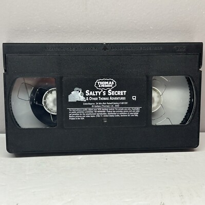Thomas Tank Engine & Friends Salty s Secret VHS Video Tape Only VTG Train Show
