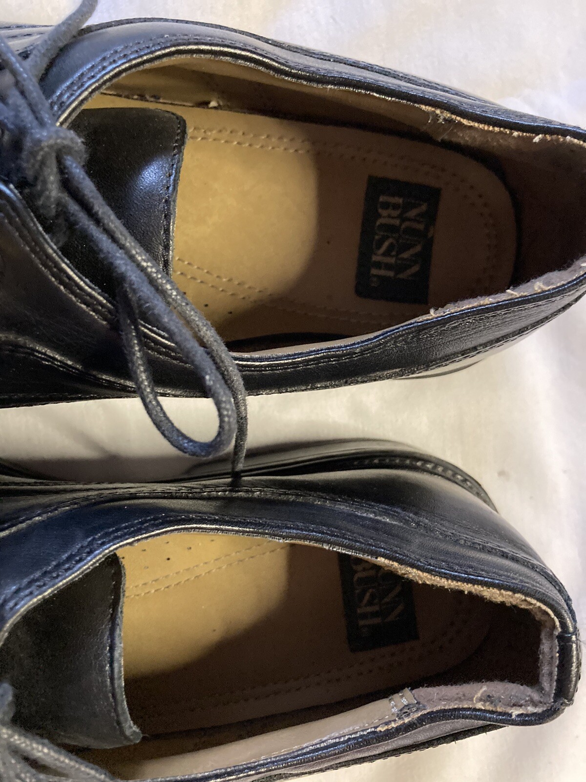 SAOLA Scarpe eleganti Oxford stringate Nunn Bush in pelle nera scarpe da uomo 12M