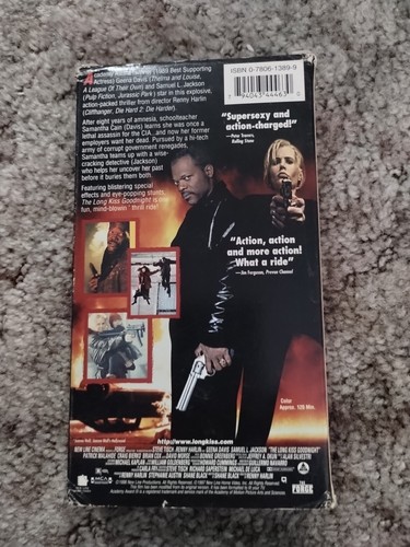 The Long Kiss Goodnight (VHS, 1997) - Picture 2 of 2