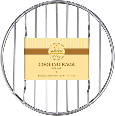 Professional round Cooling Rack, Heavy Duty Steel, 6 X 6 X 0.5-Inches