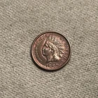 1889 INDIAN HEAD CENT - With LIBERTY & Near 4 DIAMONDS - AU UNC Details QA