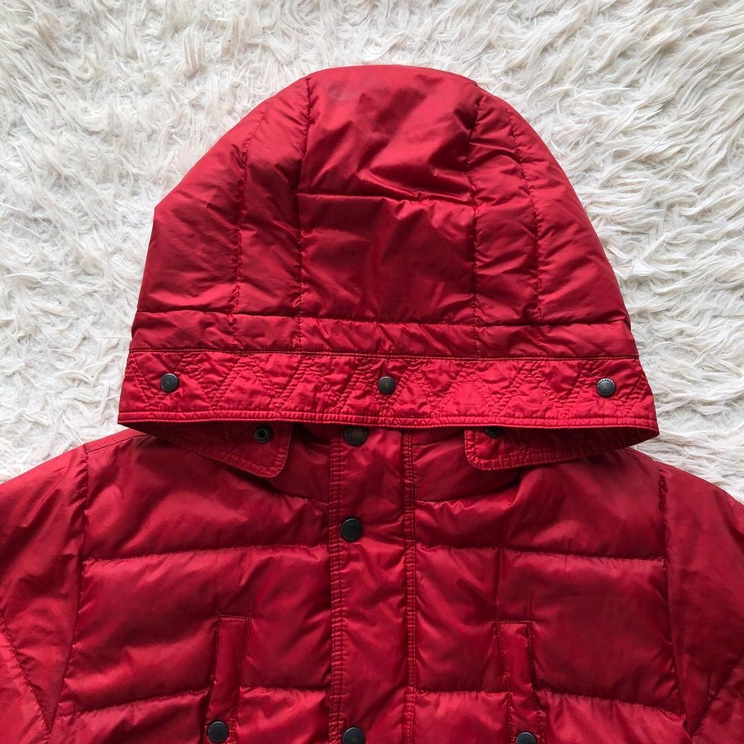 BURBERRY, Down Jacket, S, Red, Polyester, Mega Ch… - image 15