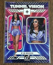 2025 Panini Donruss WNBA #13 A'ja Wilson Tunnel Vision - Las Vegas Aces