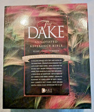 Dake Annotated Reference Bible: Black Genuine Leather - Hardcover