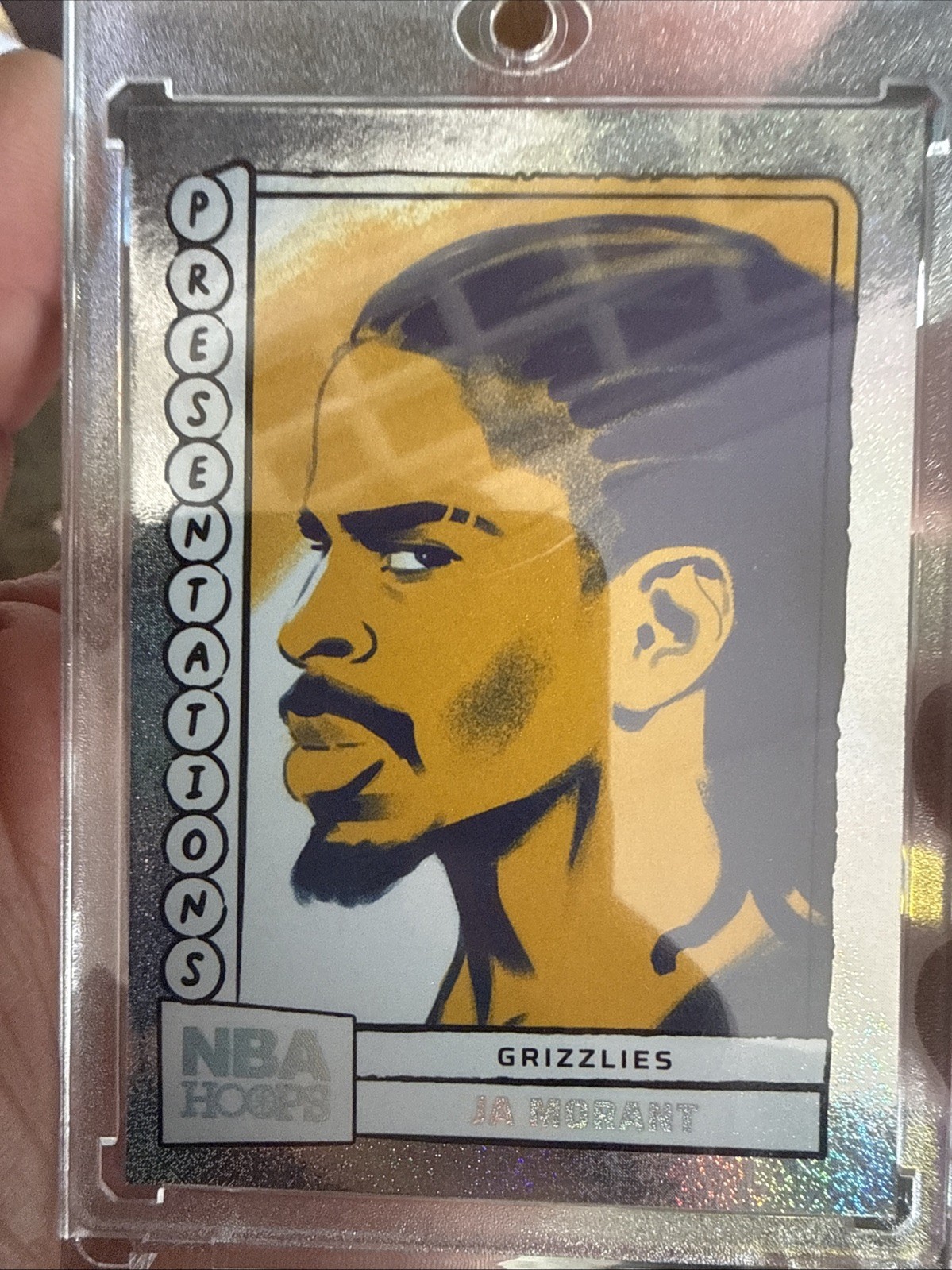 2024-25 Panini Hoops Ja Morant #5 Presentations SSP case hit