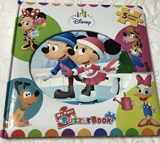 Disney My First Puzzle Book by Phidal Publishing Inc. - 5 Puzzles Inside - New