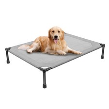Simple Trending Raised Dog Bed for Large Dogs Outdoor Elevated Dog Cot Washable