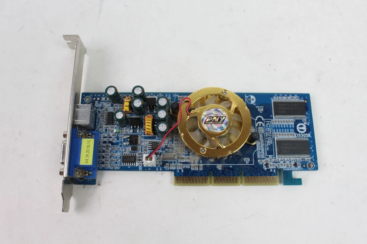 Placa de Video ASUS GeForce FX 5200 128Mb DDR AGP 8x Tv Out - Computer