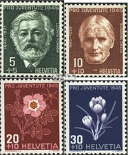 Suisse 465-468 (édition complète) neuf 1945 Pro Juventute