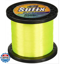 Sufix Superior 12lb Hi-Vis Yellow 1-Pound Spool Fishing Line (4395 Yds)